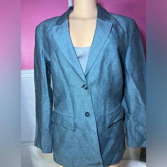 Elegant Blue Women's Blazer - Picture 1 of 10
